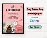 Dog Grooming Poster Advert