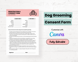Dog Grooming Registration and Consent Form