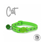 High Vis Cat Collar Green