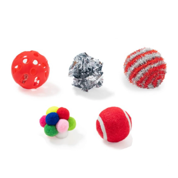 Cupid & Comet 7 Festive Cat Balls