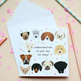 Congratulations on Your New Fur Baby Dog Card