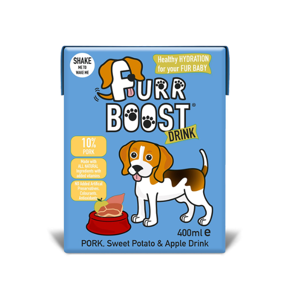 Furrboost Dog Hydration Drink Pork, Sweet Potato & Apple 400ml