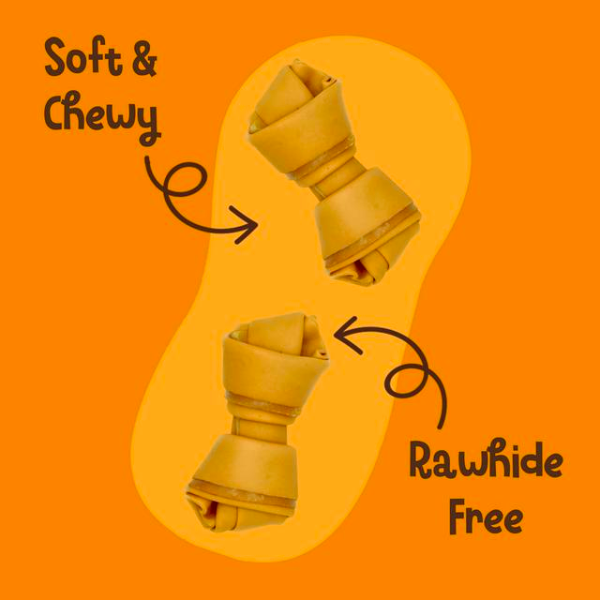 Good Boy Chewables Mini Chicken Bones Rawhide Free Dog Treats 112g