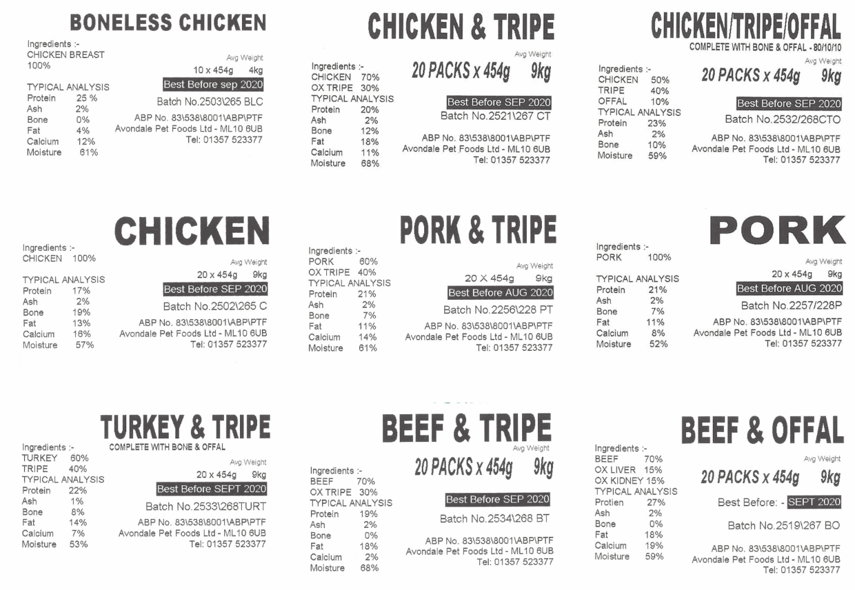 Just Natural Course Mince Raw Dog Food Boxes - Underdog Pets