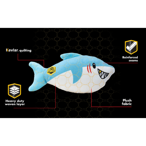 Company of Animals Bite Force Kevlar Shark Dog Toy