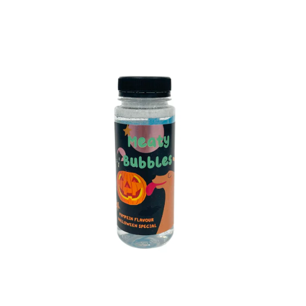Halloween Pumpkin Spiced Latte Bubbles for Dogs