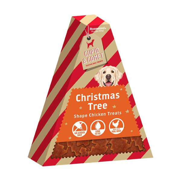 Cupid Comet Chicken Christmas Tree Dog Treats Chicken