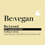 Be:Vegan - Hemp & Chamomile Pet Shampoo Bar - Underdog Pets