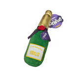 Animate Plush Champagne Bottle Dog Toy