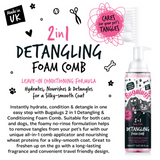Bugalugs Baby Fresh  2 in 1 Dog and Cat Detangle & Finishing Comb Shampoo Gift Set