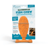 Bamboodles Fish Dog Chew for Puppies and Moderate Chewers