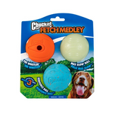 Chuckit! Fetch Medley Assorted Medium (3Pk) 6.5cm