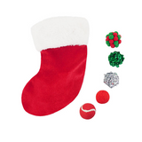 Cupid & Comet Christmas Cat Toy Stocking