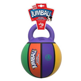 GiGwi Rubber Jumball Basketball With Handle Multi