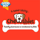 Good Boy Chewables Dog Treats - Rawhide Free Peanut Butter Medium Bones - 2 Pack