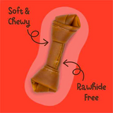 Good Boy Chewables Dog Treats - Rawhide Free Peanut Butter Medium Bones - 2 Pack