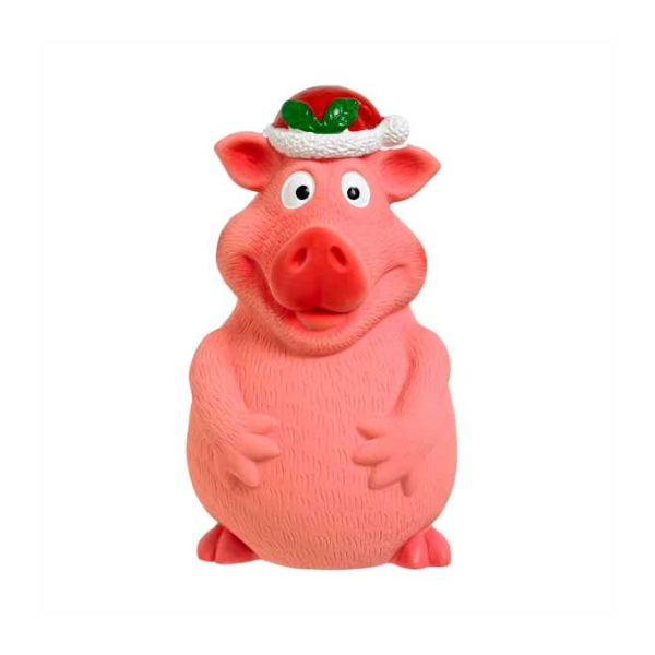 Good Boy Smiley Christmas Pig