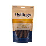 Hollings Pork Sausages Dog Treats - 200g