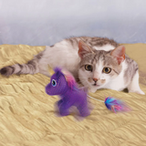 KONG Enchanted Buzzy Unicorn Cat Toy