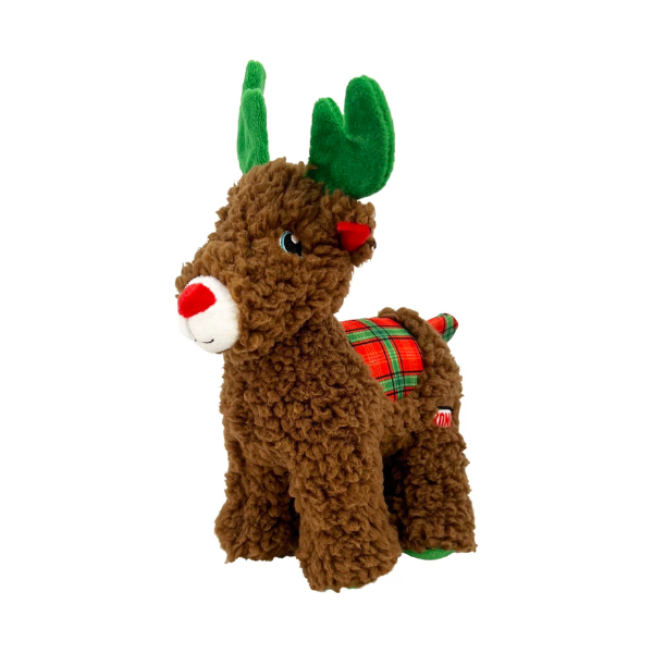 KONG Holiday Sherps Reindeer Dog Toy