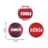 KONG Signature Balls 3pk Assorted Large