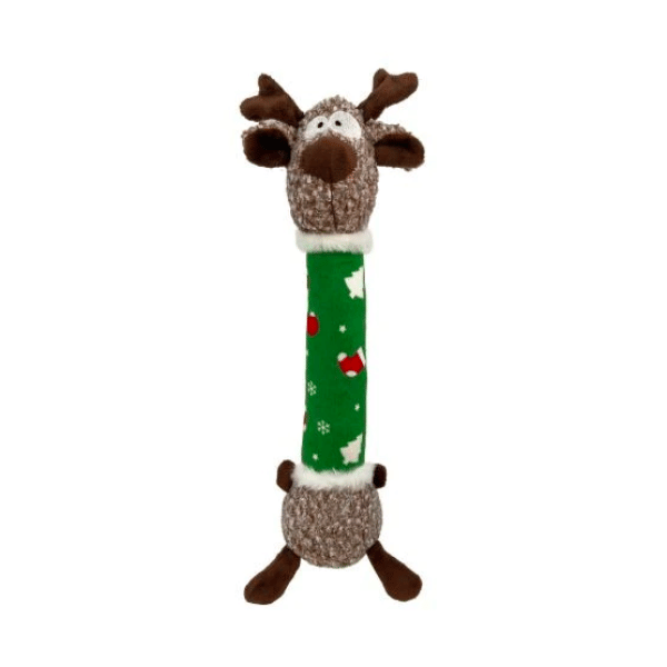 KONG Shakers Holiday Reindeer Dog Toy