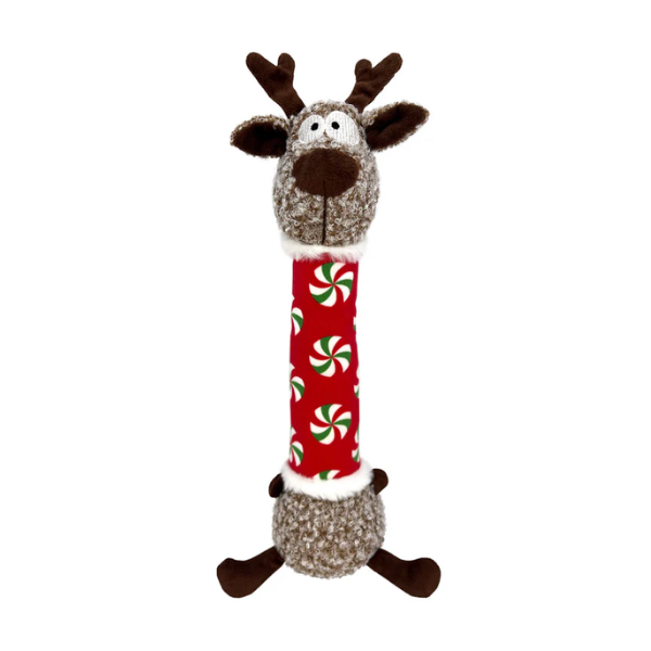 KONG Shakers Holiday Reindeer Dog Toy