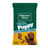 Natures Menu Meaty Treats Puppy Chicken and Pork