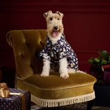 Navy Party Dogs Festive Dog Pyjamas- Joules
