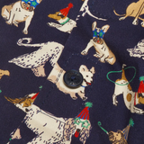 Navy Party Dogs Festive Dog Pyjamas- Joules