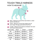 Pawsome Paws Boutique Tough Trails Peppermint Swirl Harness