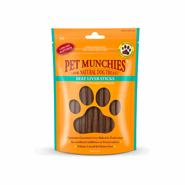Pet Munchies Beef Liver Stick Treats - Underdog Pets