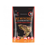 Pet Munchies Medium Salmon Skin Chews 90g