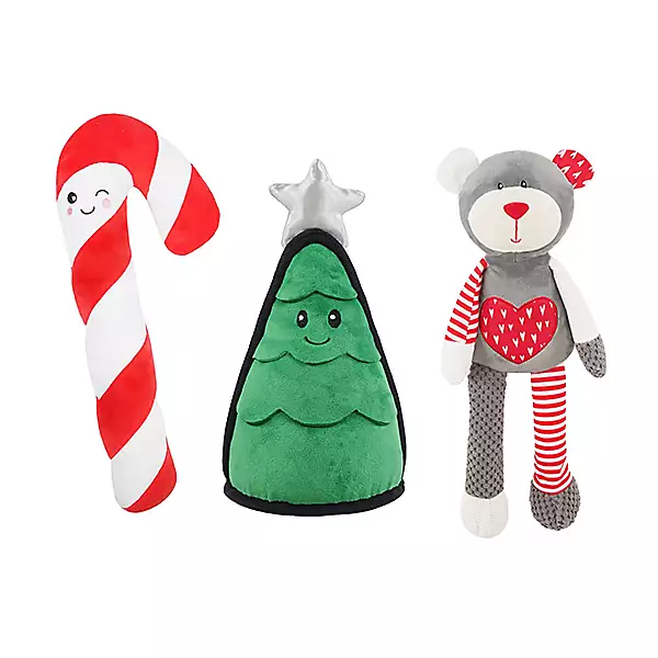 Christmas online dog plush