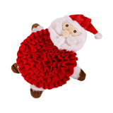 Steve Santa Snuffle Mat Christmas Pet Toy, Red