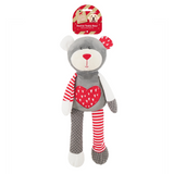 Rosewood Festive Teddy Bear Soft Dog Toy