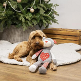Rosewood Festive Teddy Bear Soft Dog Toy