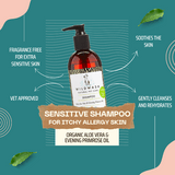 WildWash Sensitive Shampoo for Itchy Allergen Skin and Puppies