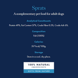 Hollings Sprats Dog Treat 500g Tub - Underdog Pets