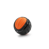 Ancol Jawables Tough Ball Black/Orange Dog Toy