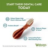 Whimzees by Wellness Daily Dental Toothbrush for Small Dogs 24 Pack - Underdog Pets