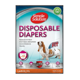 Simple Solution Disposable Dog Diaper 12 Pack Large/X Large