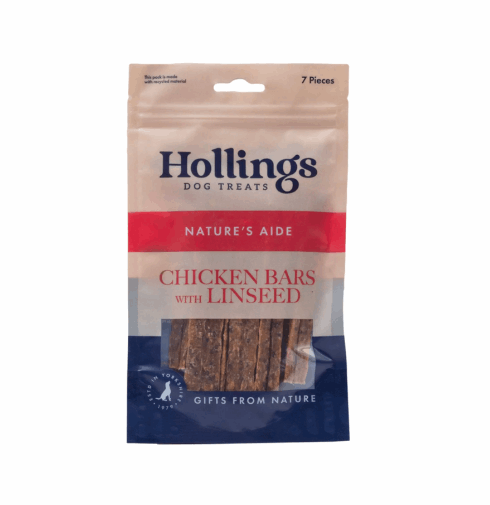 Hollings Chicken Bar with Linseed Treats - Underdog Pets