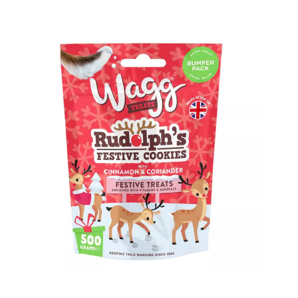 Wagg Treats Bumper Pack Festive Cookies 500g