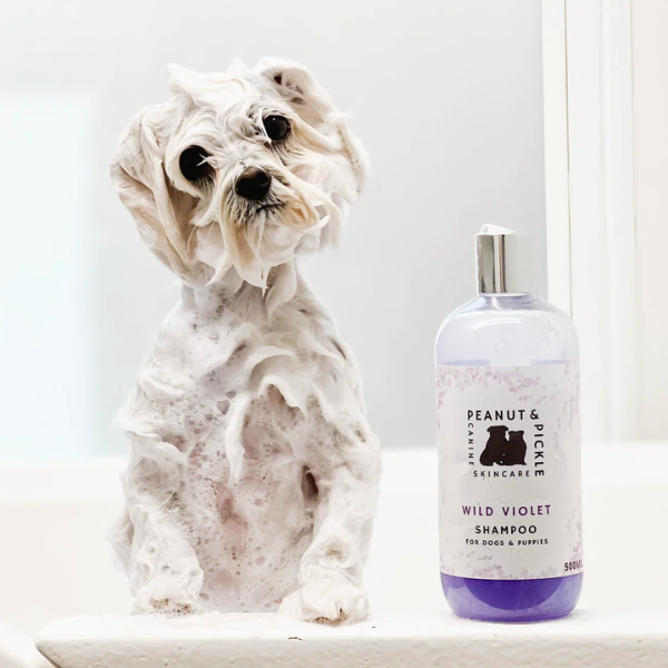 Wild Violet Dog and Puppy Shampoo by Peanut and Pickle - Underdog Pets