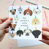 Woofly Birthday Dog Card