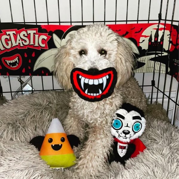 Wufwuf Vampy Candy Plush Dog Toy Underdog Pets