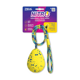 Zeus Nitro Weighted Slinger with Rope Dog Toy, 9.2cm