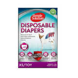 Simple Solution Disposable Dog Diaper X Small & Toy Breed 12 Pack