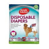 Simple Solution Disposable Dog Diaper 12 Pack XX Large